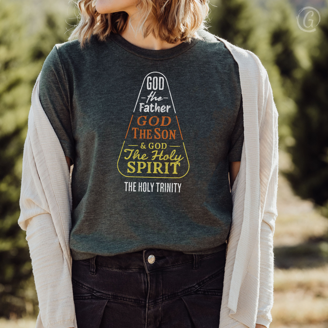 Candy Corn Trinity Unisex Christian T-Shirt
