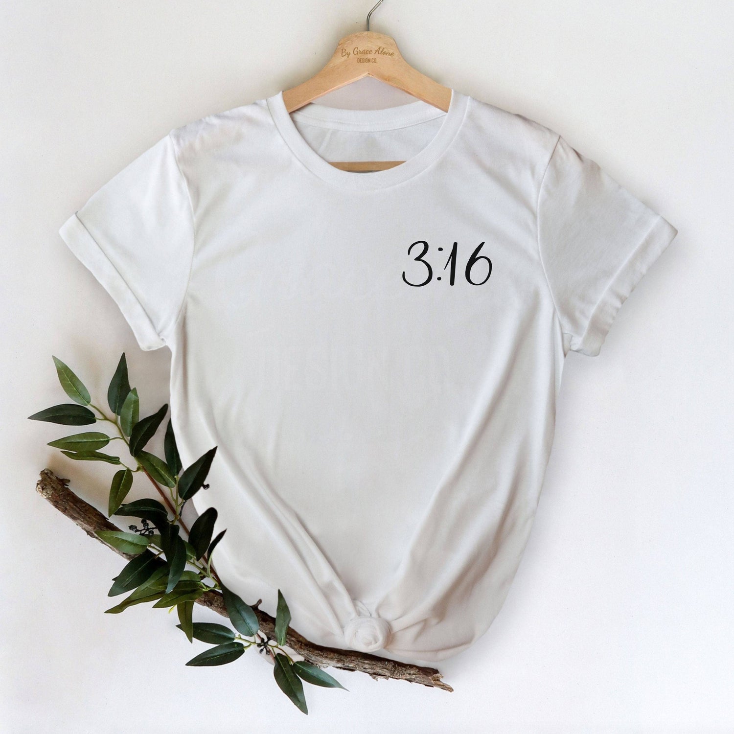 3:16 Unisex T-Shirt Classics White