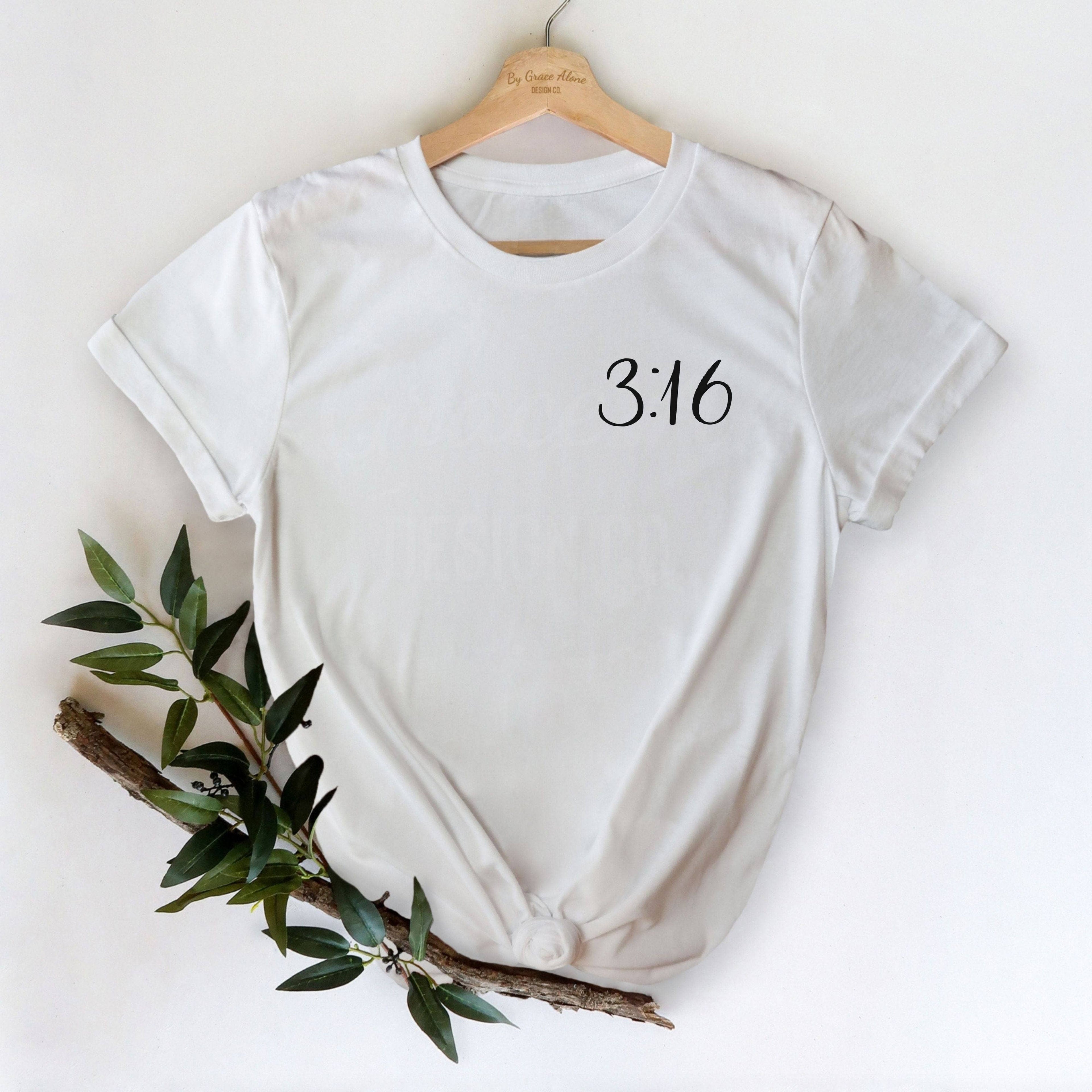 3:16 Unisex T-Shirt Classics White
