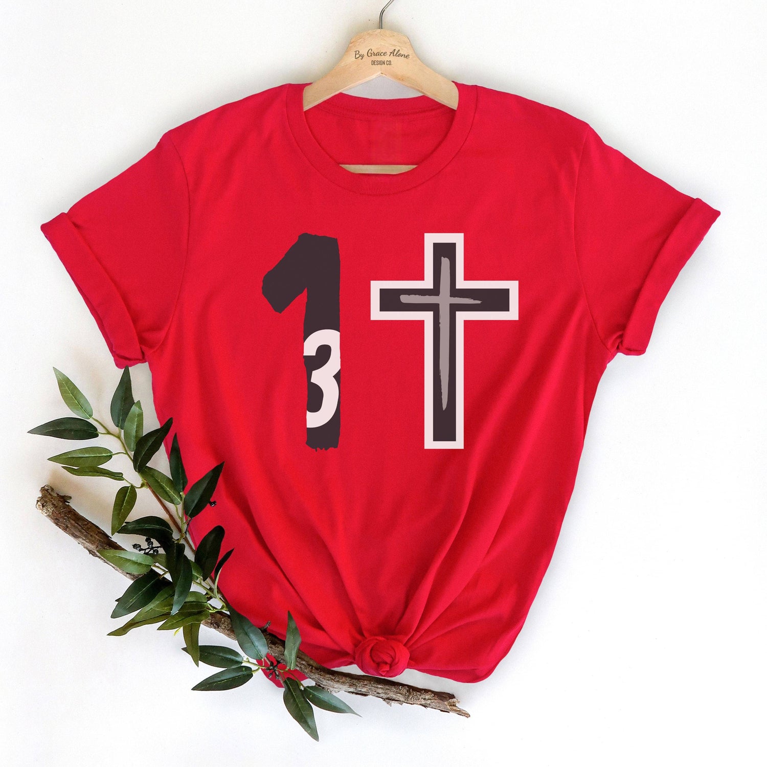 3 in 1 Holy Trinity Unisex T-Shirt Red