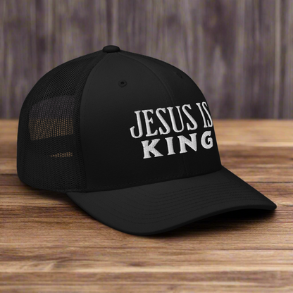 Jesus Is King Trucker Hat