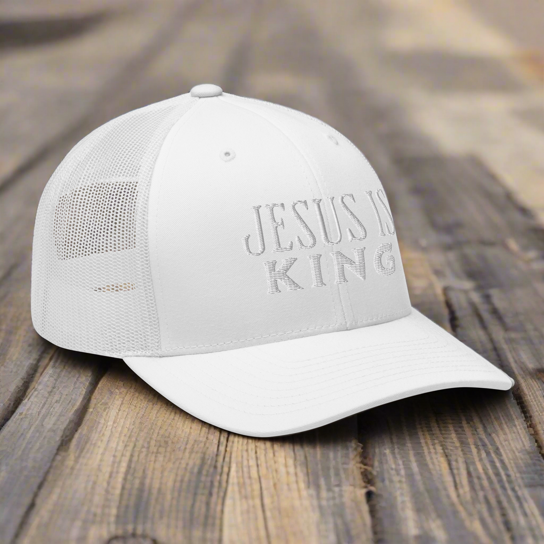 Jesus Is King Trucker Hat