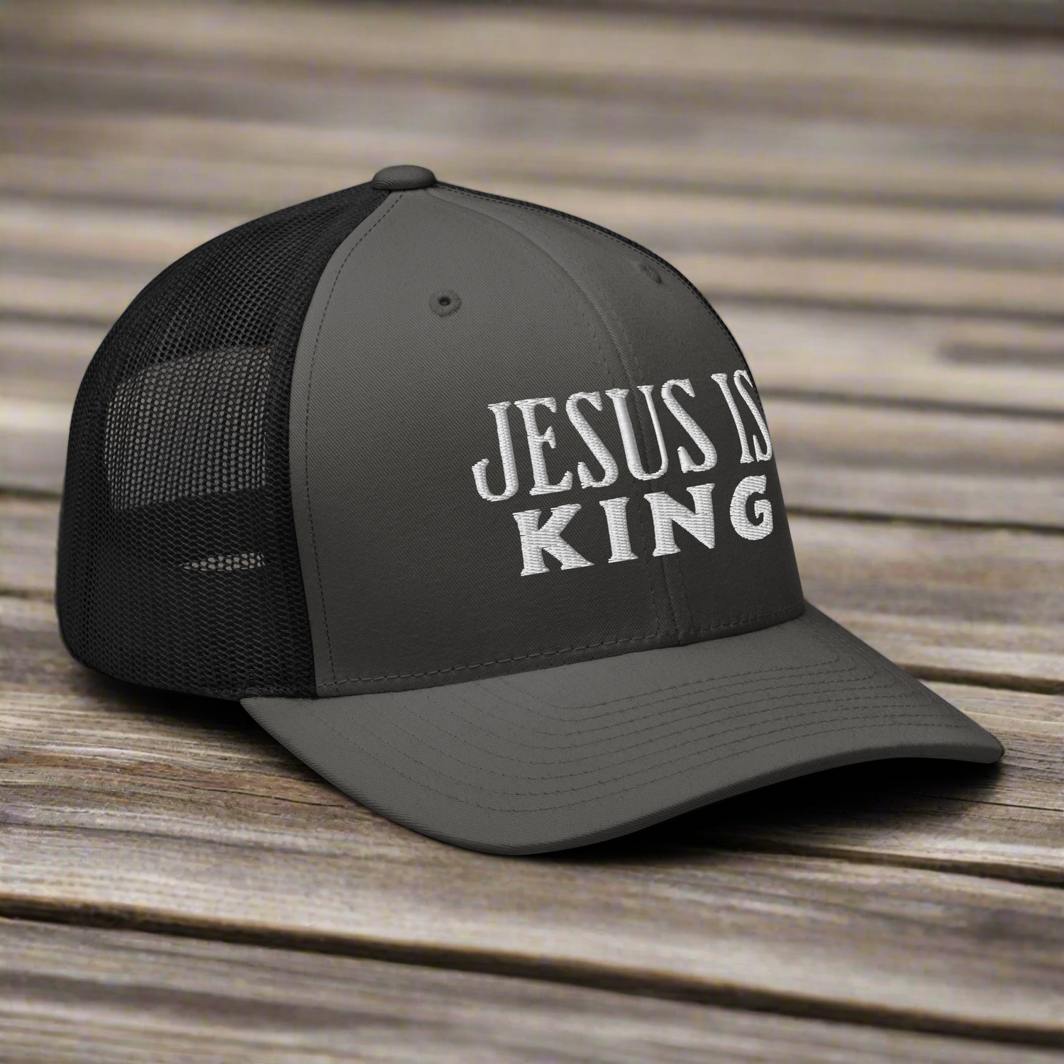 Jesus Is King Trucker Hat