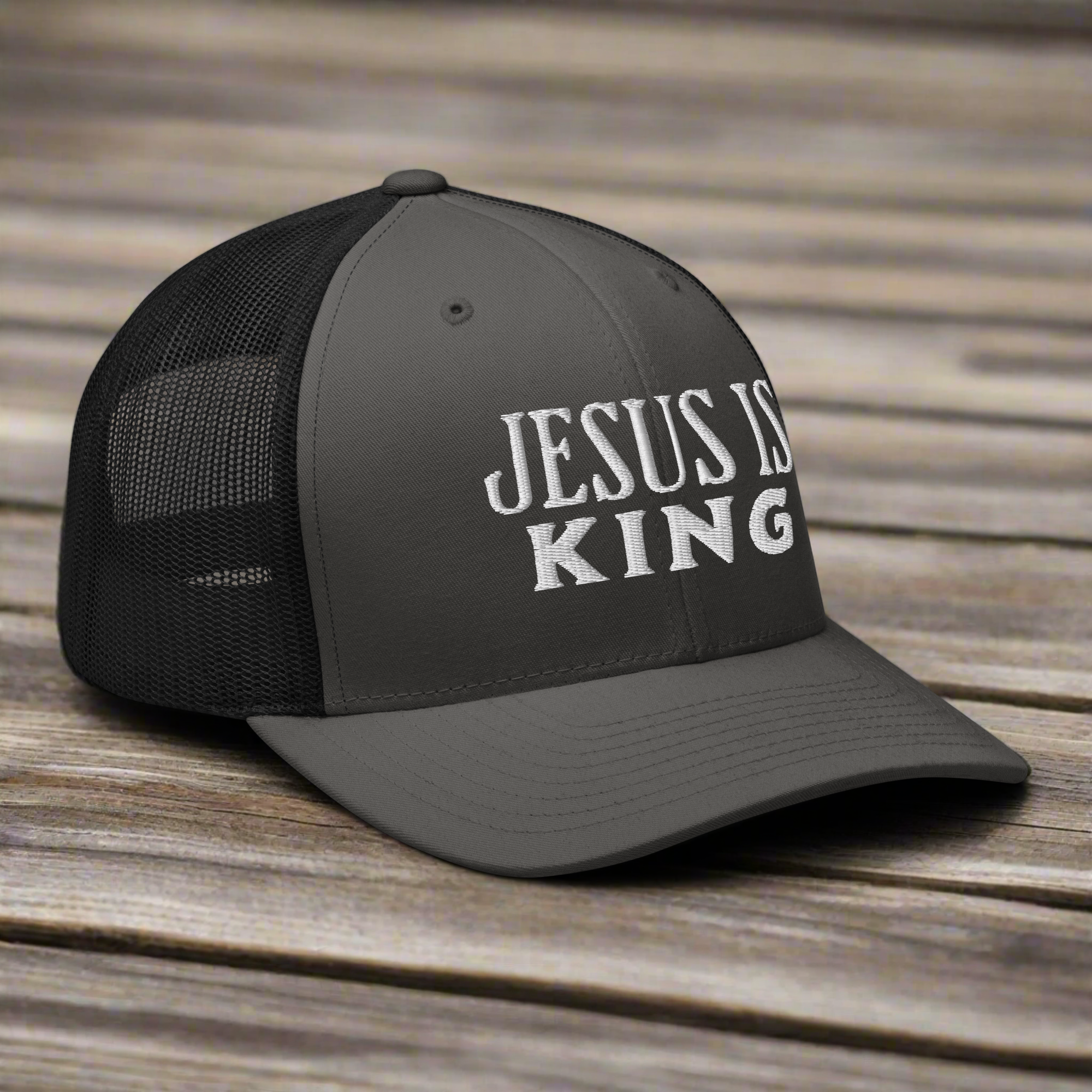Jesus Is King Trucker Hat