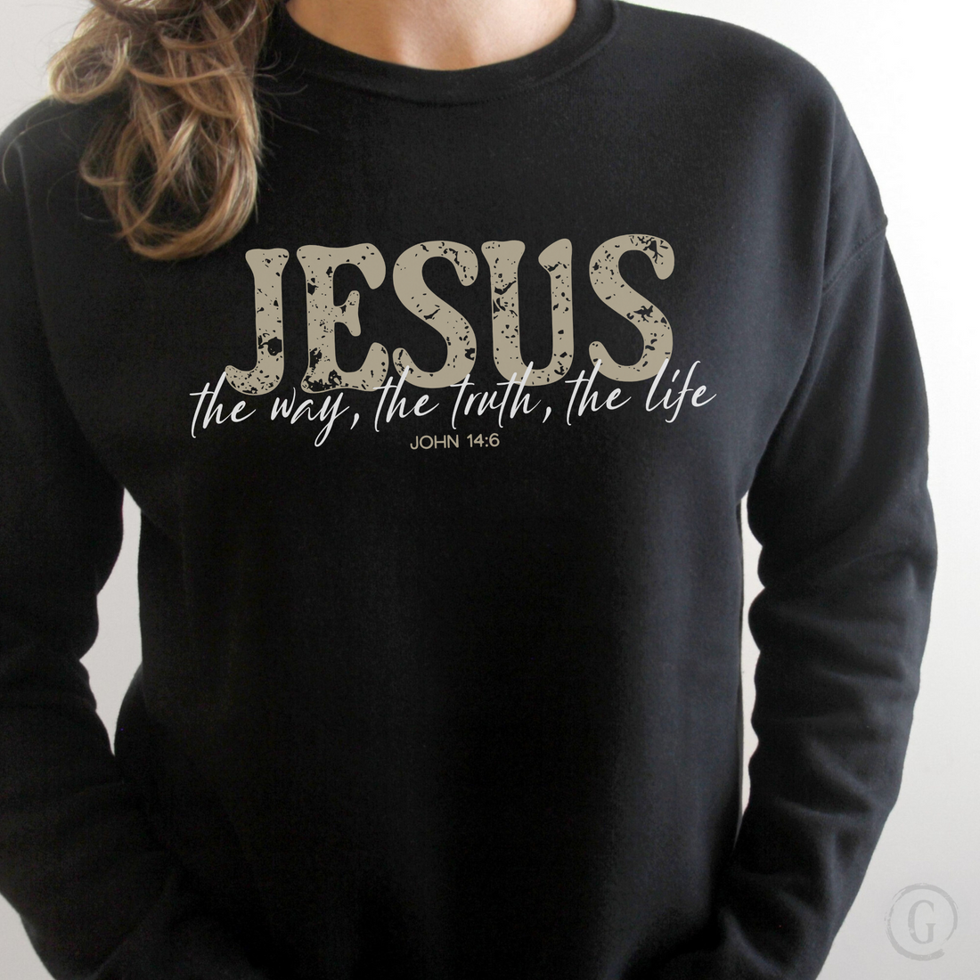 Jesus the Way, the Truth, the Life Unisex Premium Sweatshirt