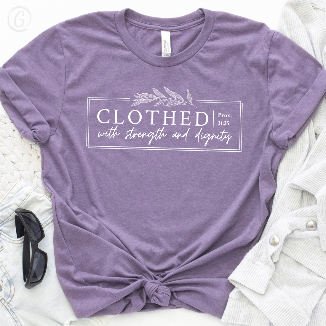 Clothed with Strength &amp; Dignity Unisex T-Shirt
