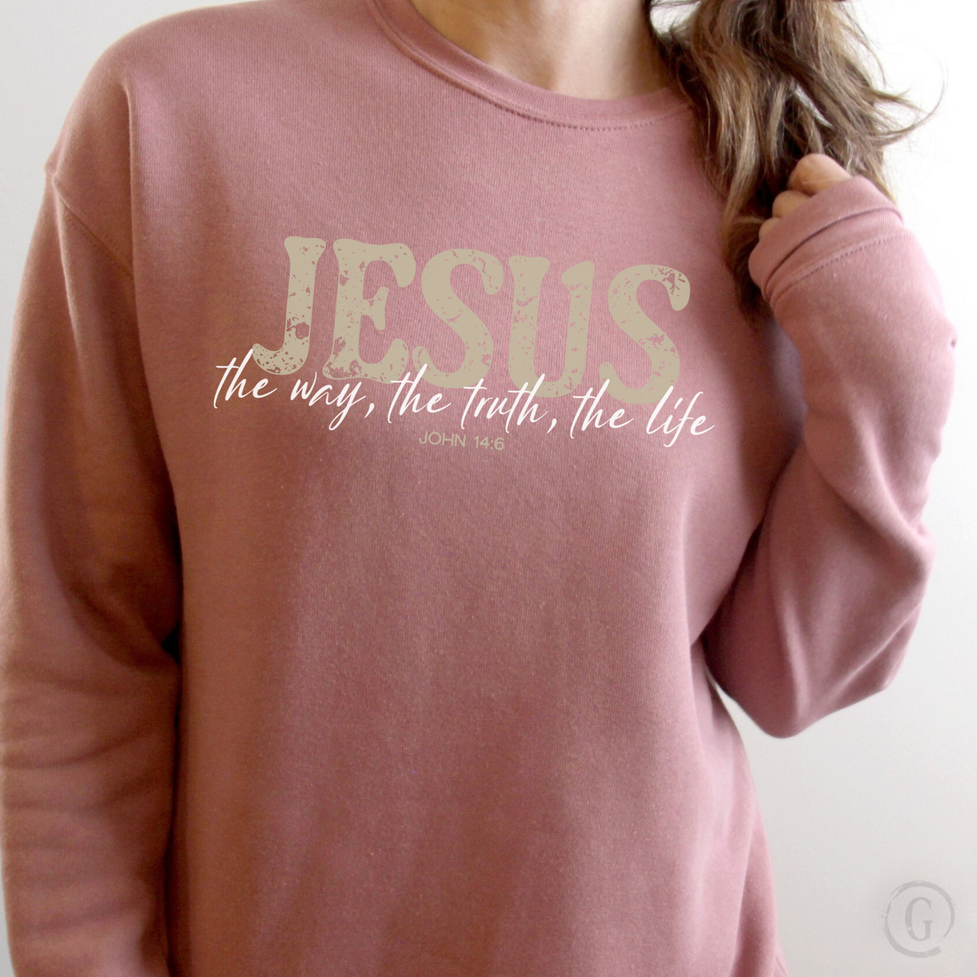 Jesus the Way, the Truth, the Life Unisex Premium Sweatshirt