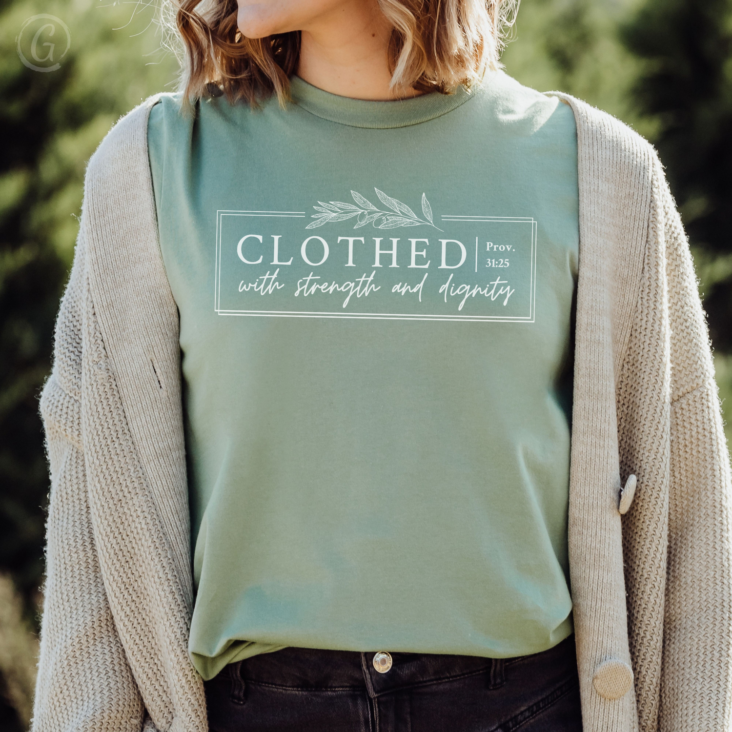 Clothed with Strength &amp; Dignity Unisex T-Shirt