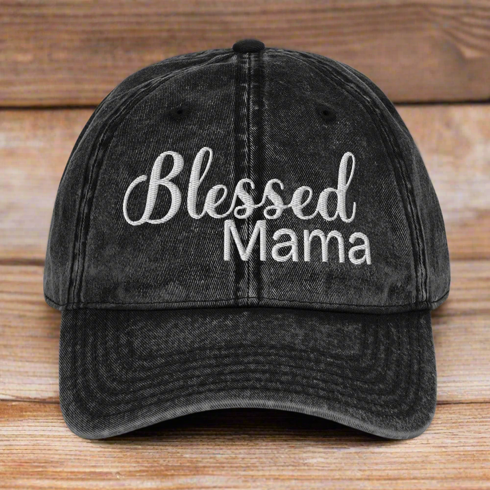 Blessed Mama Vintage Dad Hat