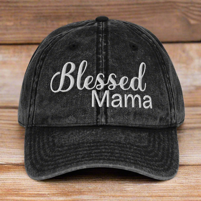 Blessed Mama Vintage Dad Hat