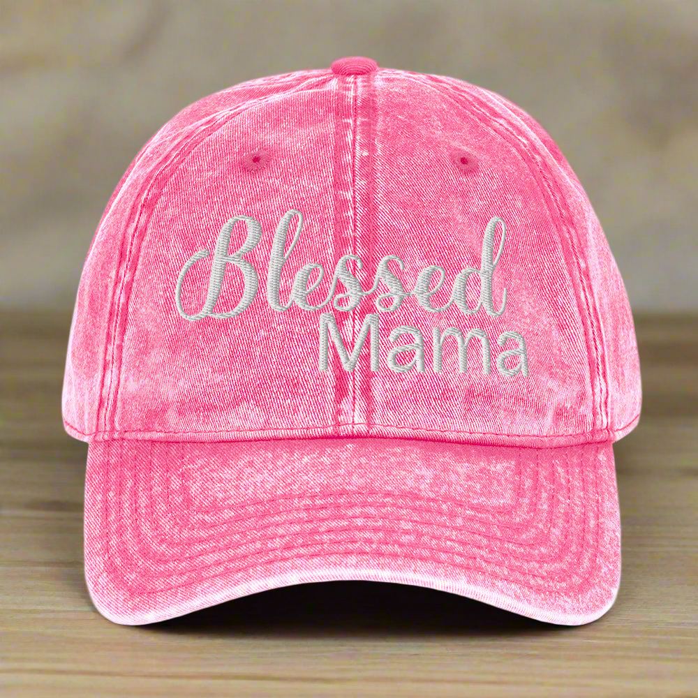 Blessed Mama Vintage Dad Hat