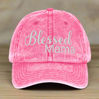Blessed Mama Vintage Dad Hat