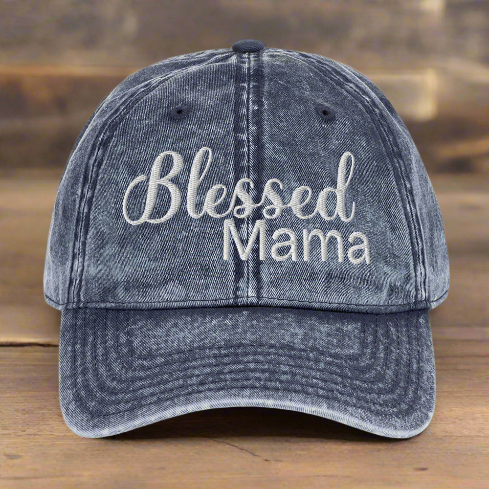Blessed Mama Vintage Dad Hat