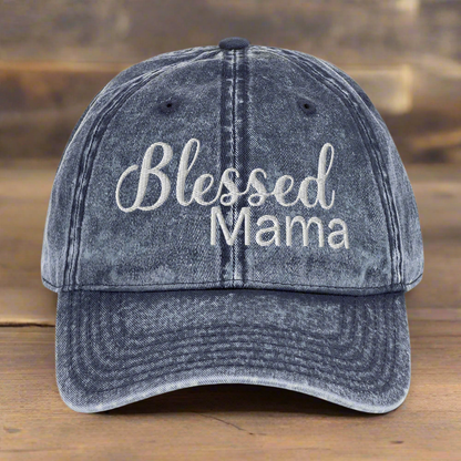 Blessed Mama Vintage Dad Hat