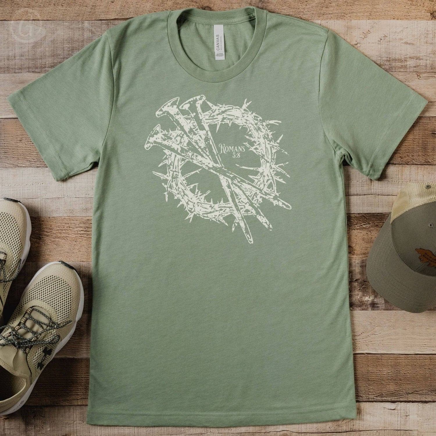 Crown Of Thorns Unisex T-Shirt Heathers Heather Sage
