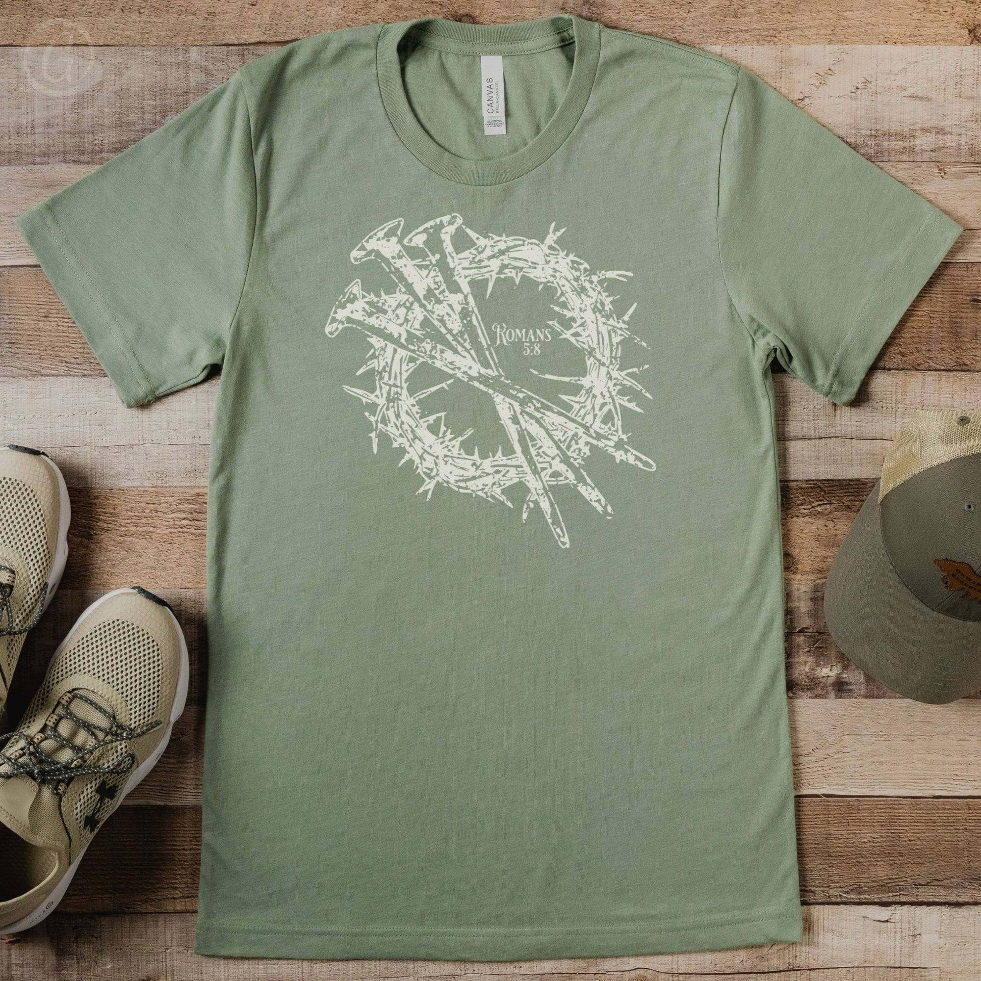 Crown Of Thorns Unisex T-Shirt Heathers Heather Sage