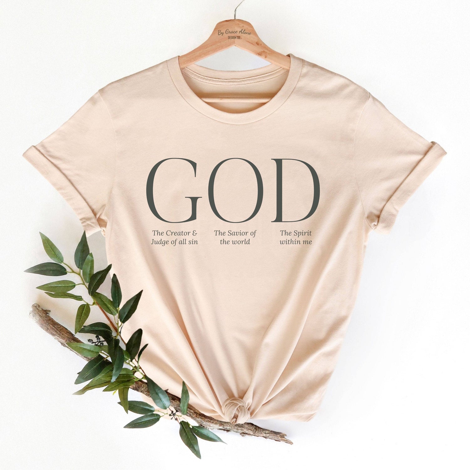 GOD And His Attributes Unisex T-Shirt Classics Soft Cream