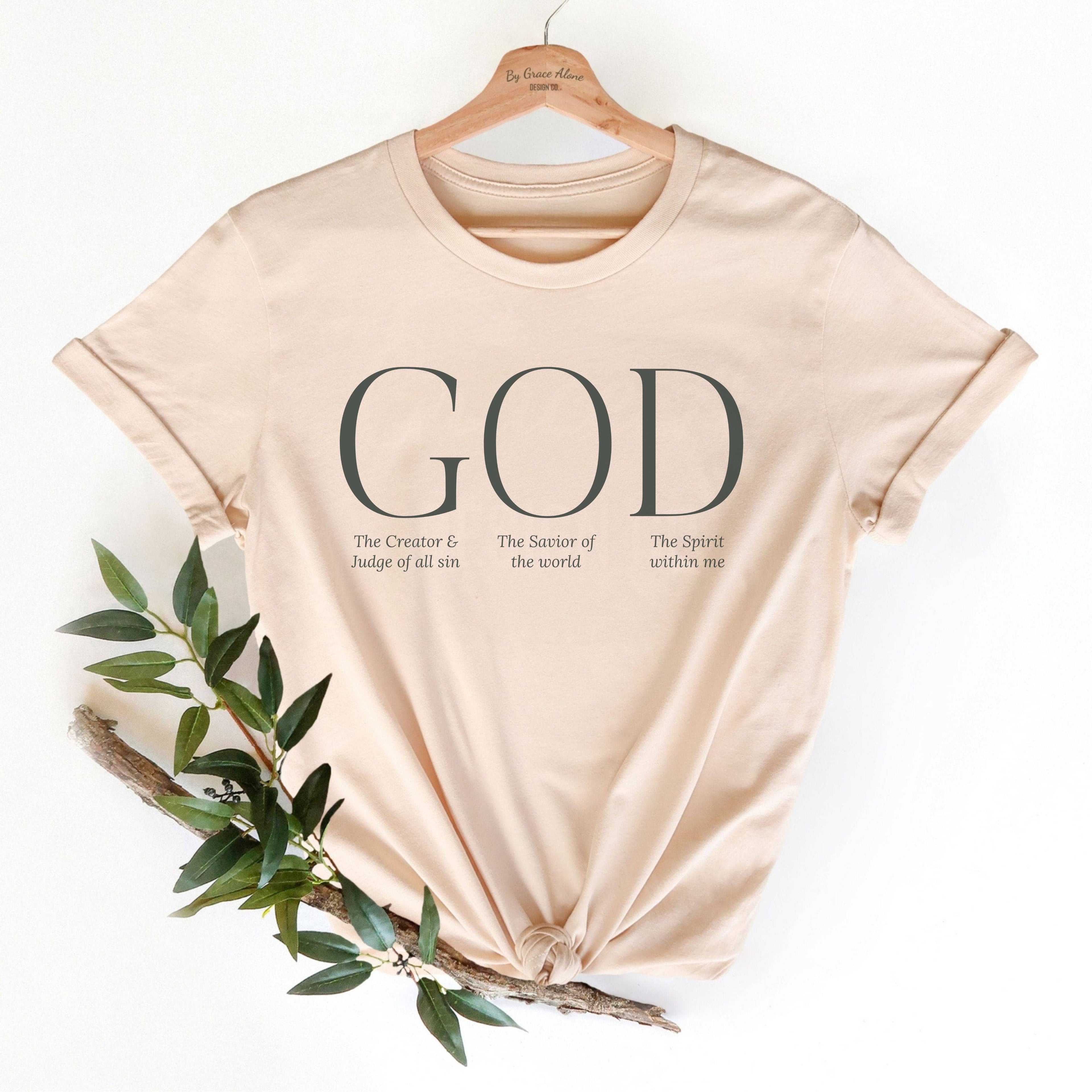 GOD And His Attributes Unisex T-Shirt Classics Soft Cream