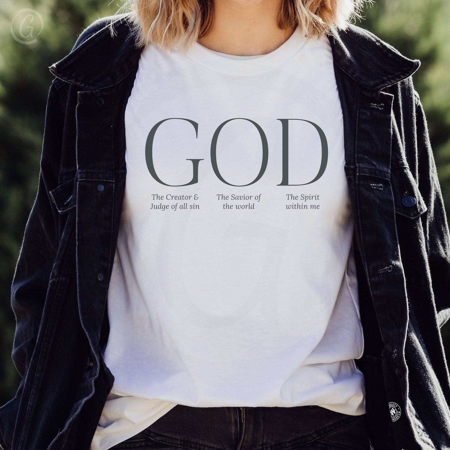GOD And His Attributes Unisex T-Shirt Classics White