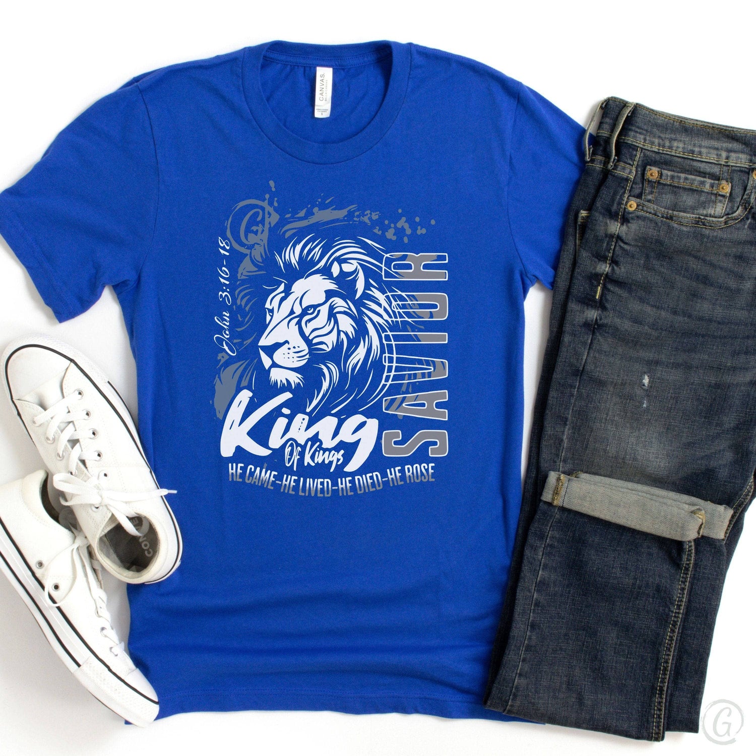 King Of Kings John 3:16-18 Unisex T-Shirt Classics True Royal