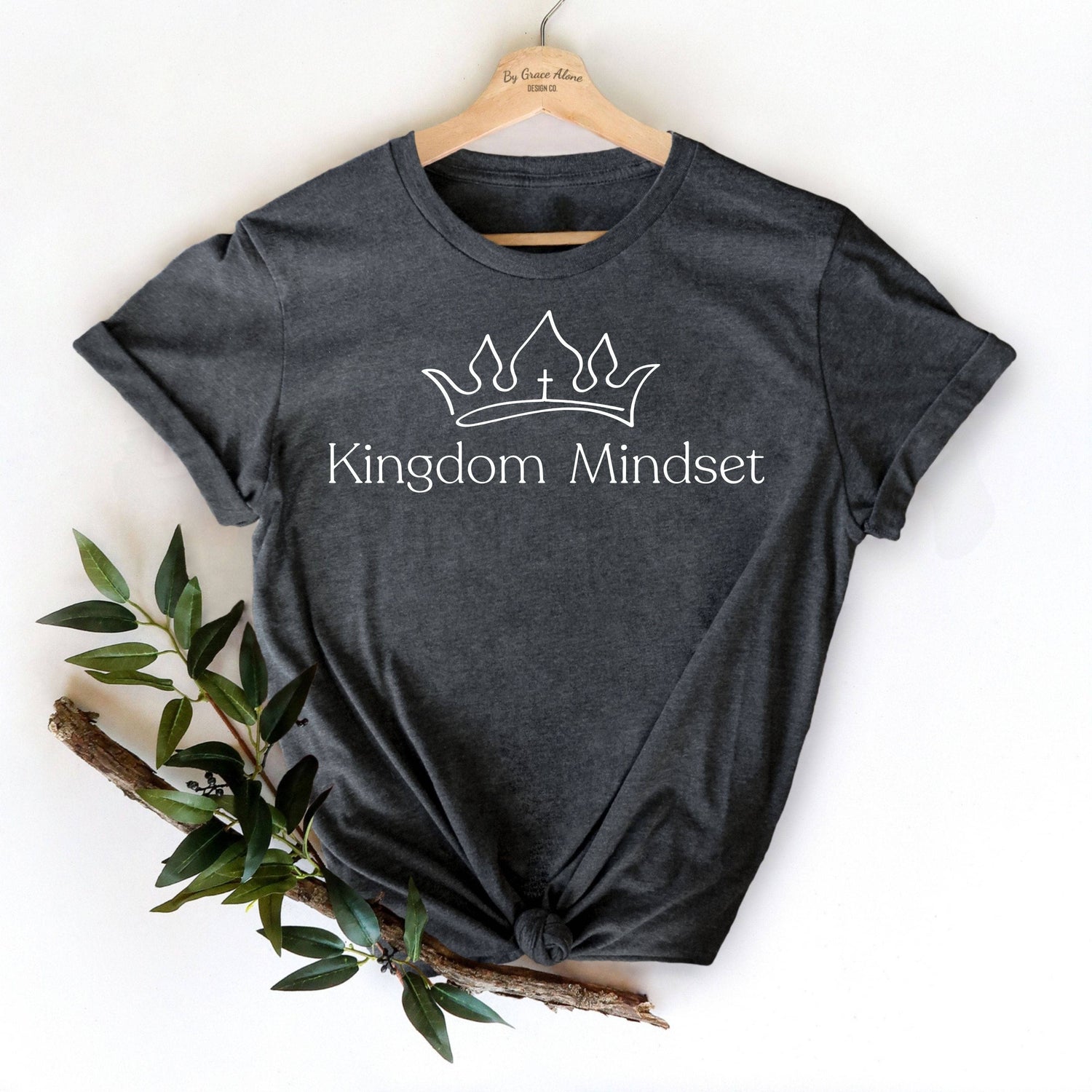 Kingdom Mindset Unisex T-Shirt Heathers Dark Grey Heather