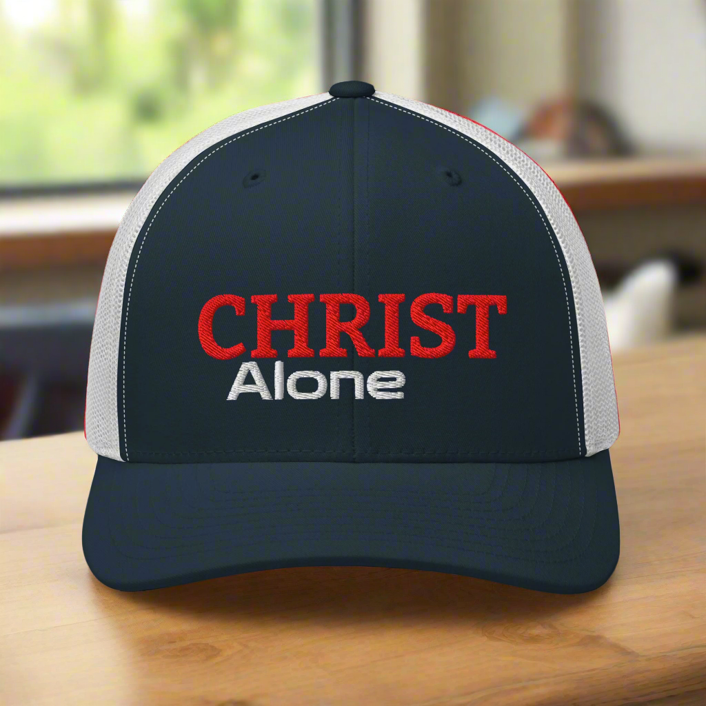 Christ Alone Trucker Hat